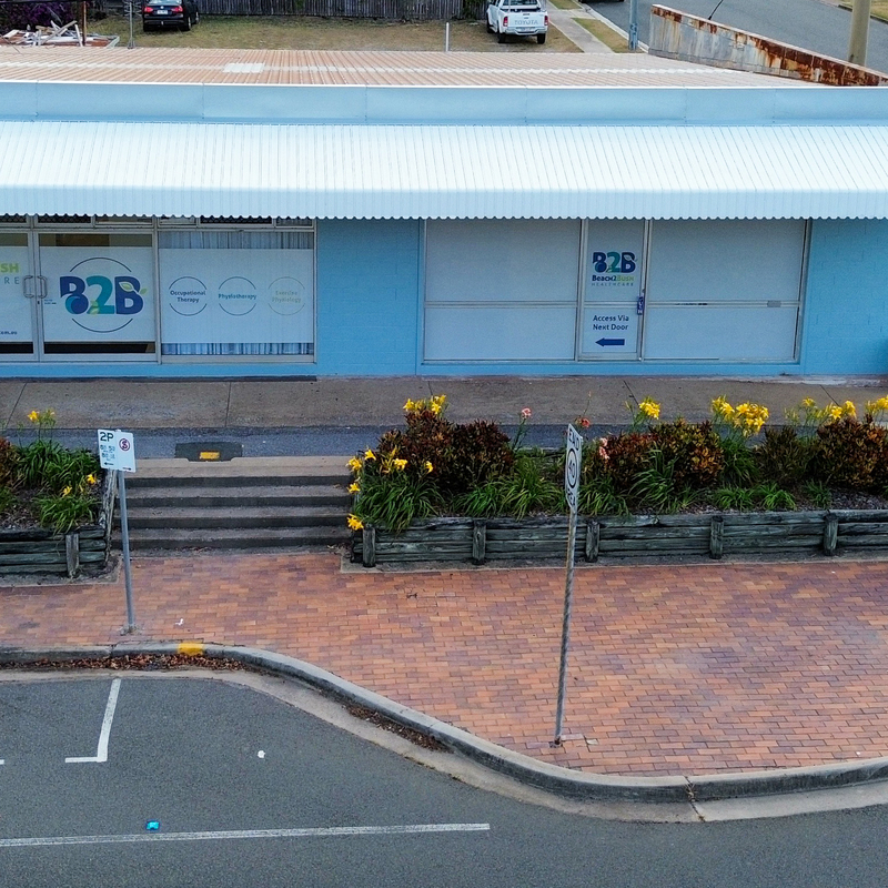 Ariel View of Clinic - Corner of Toolooa & Bonar Street